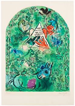 520. Marc Chagall After, MARC CHAGALL, after, lithograph in color, on Arches paper, signed and numbered 88/150.