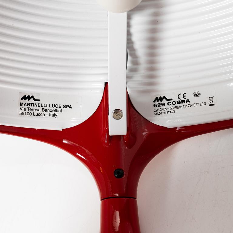 Elio Martinelli, Table lamp, "Cobra", Luce Martinelli, Italy.