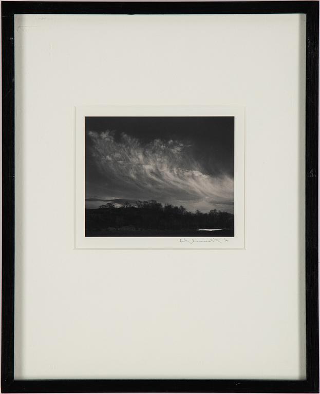 Pentti Sammallahti, fotografi signed and dated 74.