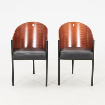 Philippe Starck, armchairs 8 pcs, "Costes", Aleph, Driade, Italy.