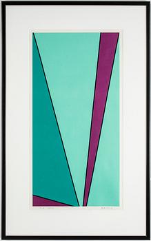 Olle Baertling · OLLE BAERTLING, serigrafi, signerad och daterad 1967-74. E/A.