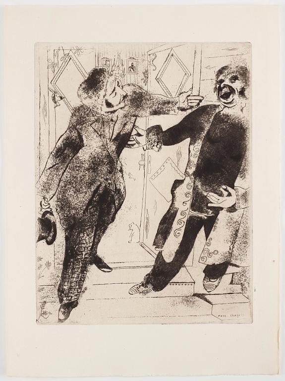MARC CHAGALL, 71 st etsningar ur upplagan om 285 exemplar på Arches/MBM/J. Perrigot-papper, 1923-1948.