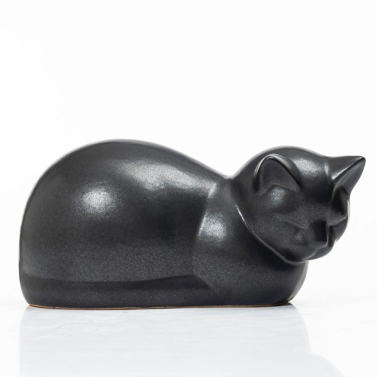 Lisa Larson, a 'Moses' cat figurine, K-Studion, Gustavsberg, Sweden.