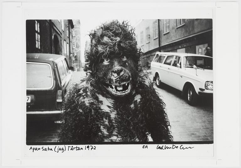 Carl Johan De Geer, photo, signed EA.