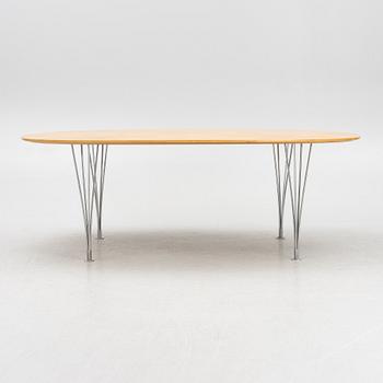 Bruno Mathsson & Piet Hein, dining table, "Superellipse", Mathsson International, Värnamo, Sweden.