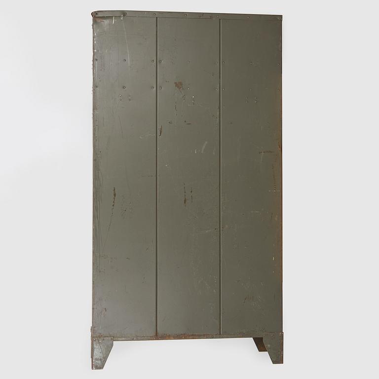 A metal industrial cabinet, first half of the 20th century.