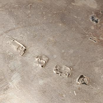 PARTI SILVER, 4 delar, mestadels England, 1800-talets slut och 1900-talets början. Vikt 209 g.