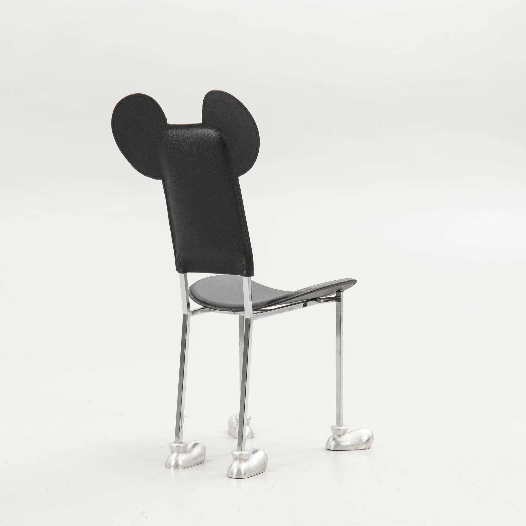 Javier Mariscal, Chair, "Garriri / Mickey Mouse Chair" designed in 1988 for Akaba, Spain.