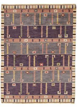 180. Märta Måås-Fjetterström, A CARPET, "Ståndaren", knotted pile, ca 256,5 x 194 cm, signed AB MMF.