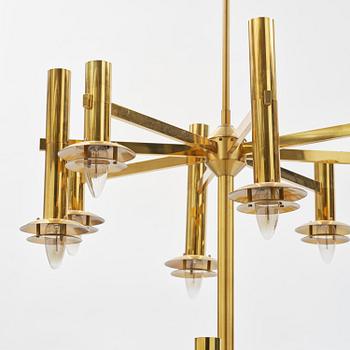 Holger Johansson, an imposing pair of ceiling lamps, Westal, Bankeryd, 1970s.