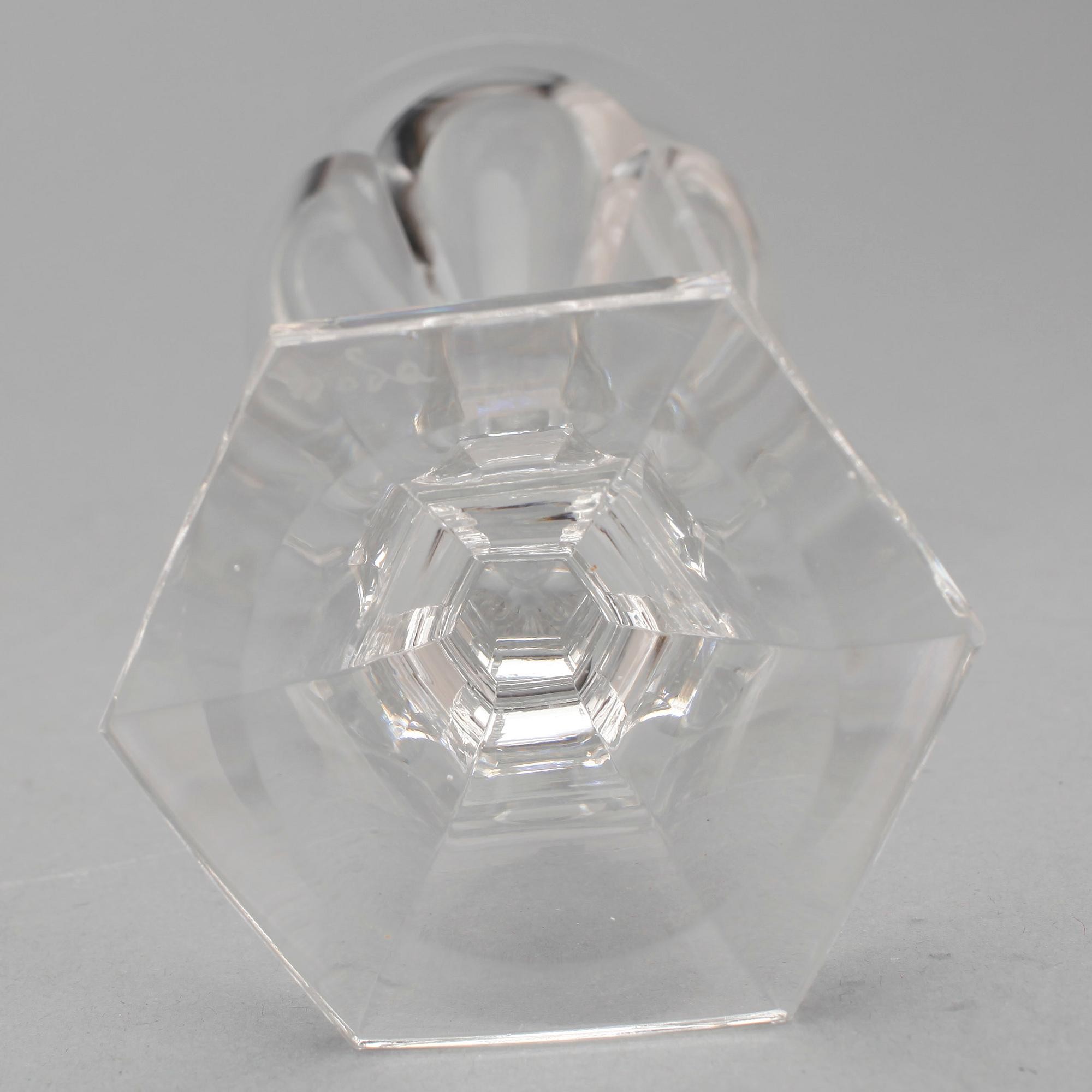 GLASSERVIS, 32 delar, "Geraldine", Fritz Kallenberg, Boda, 1900-talets andra hälft.