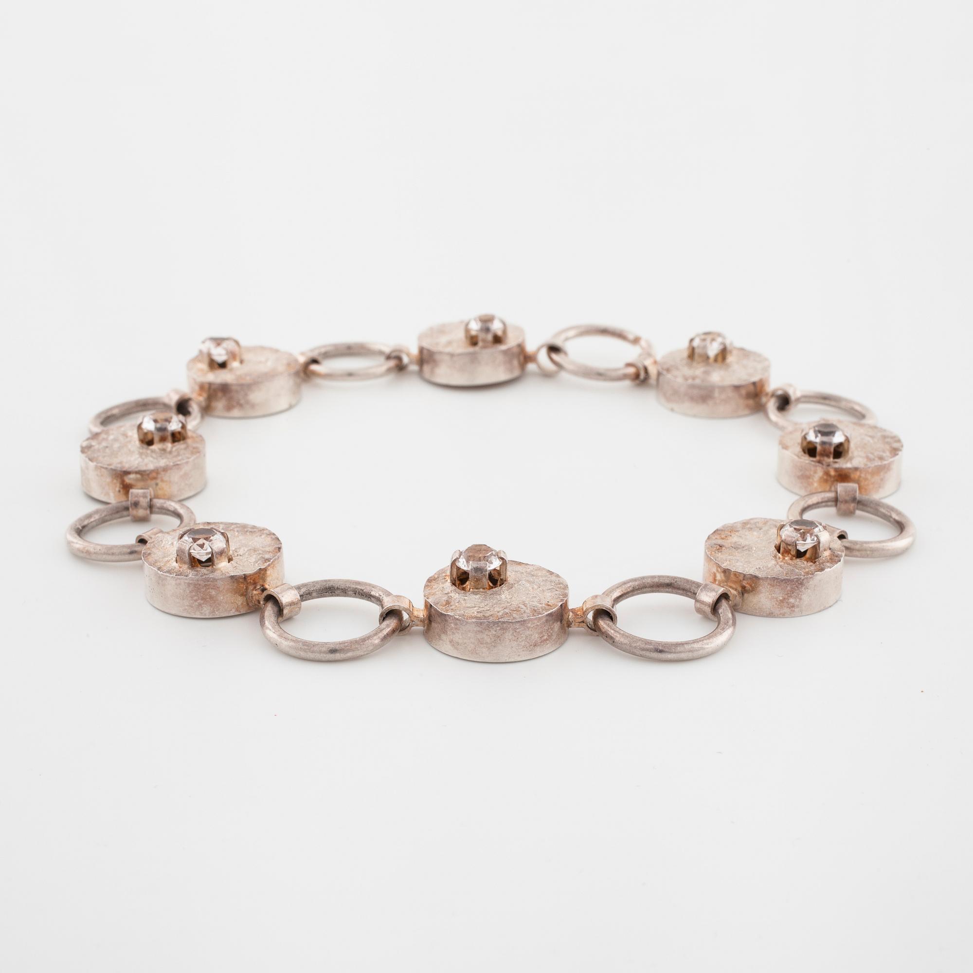 CESON, Göteborg, 1969, a faceted rock crystal necklace.