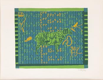 Folder with graphic prints by various artists "Les Hypergraphies".