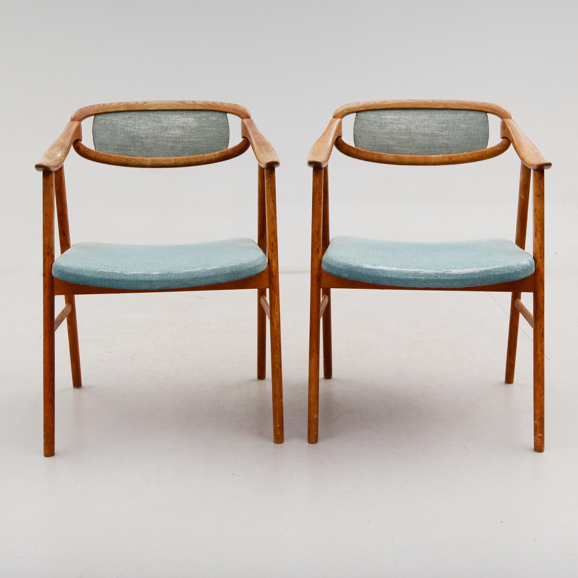 KARMSTOLAR, 1 par, 1900-talets andra hälft.