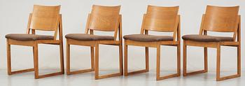 STOLAR, 7st, Söborg möbler, Danmark 1950-tal. Design Kai Lyngfeldt Larsen.