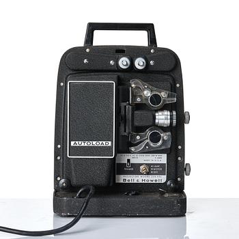 a Bell & Howell "Autoload" projector model 256 EXL, with case, U.S.A. Alva & Gunnar Myrdal Collection.