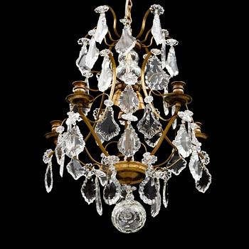 LJUSKRONA, barockstil, 1900-/2000-tal. Höjd 55 cm.