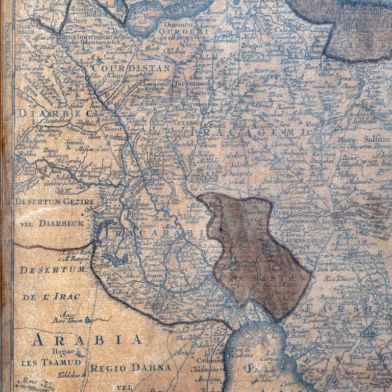 Lotter Tobias Conrad, map 1740s "Opulentissimi Regni Persiae juxta suas provincias...".
