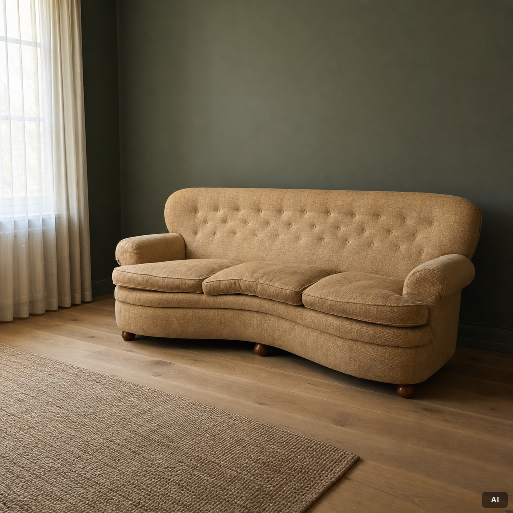 Josef Frank, Sofa, model 968, Firma Svenskt Tenn.