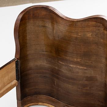 Bed frame, Art Deco style.