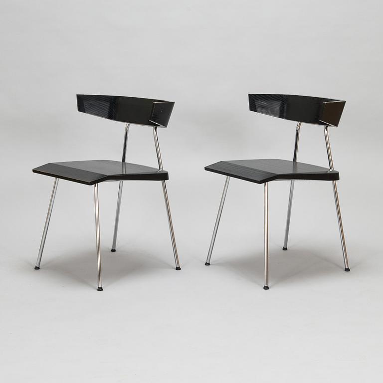 Mikko Paakkanen, a pair of chairs for Avarte Finland, 2012.