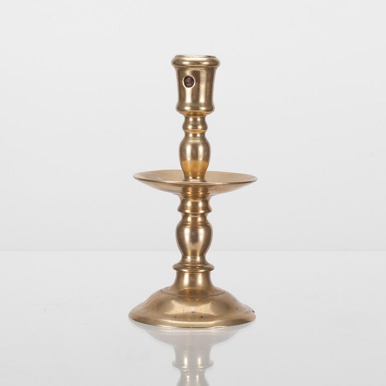 LJUSSTAKE, brons, möjligen Flandern 1500/1600-tal.