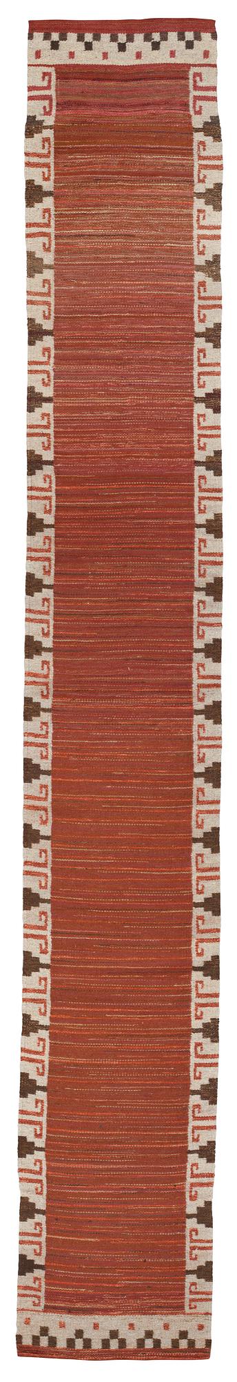 GALLERIMATTA. Rölakan. 457,5 x 67 cm. Sverige 1920-30-tal.
