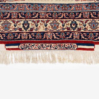 An Isfahan carpet, Central Persia, signed (Hossein) Seirafian, c. 178 x 102 cm.