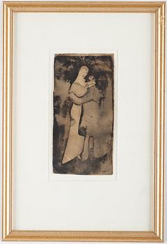 Axel Fridell, ink. Signed and dated -15.