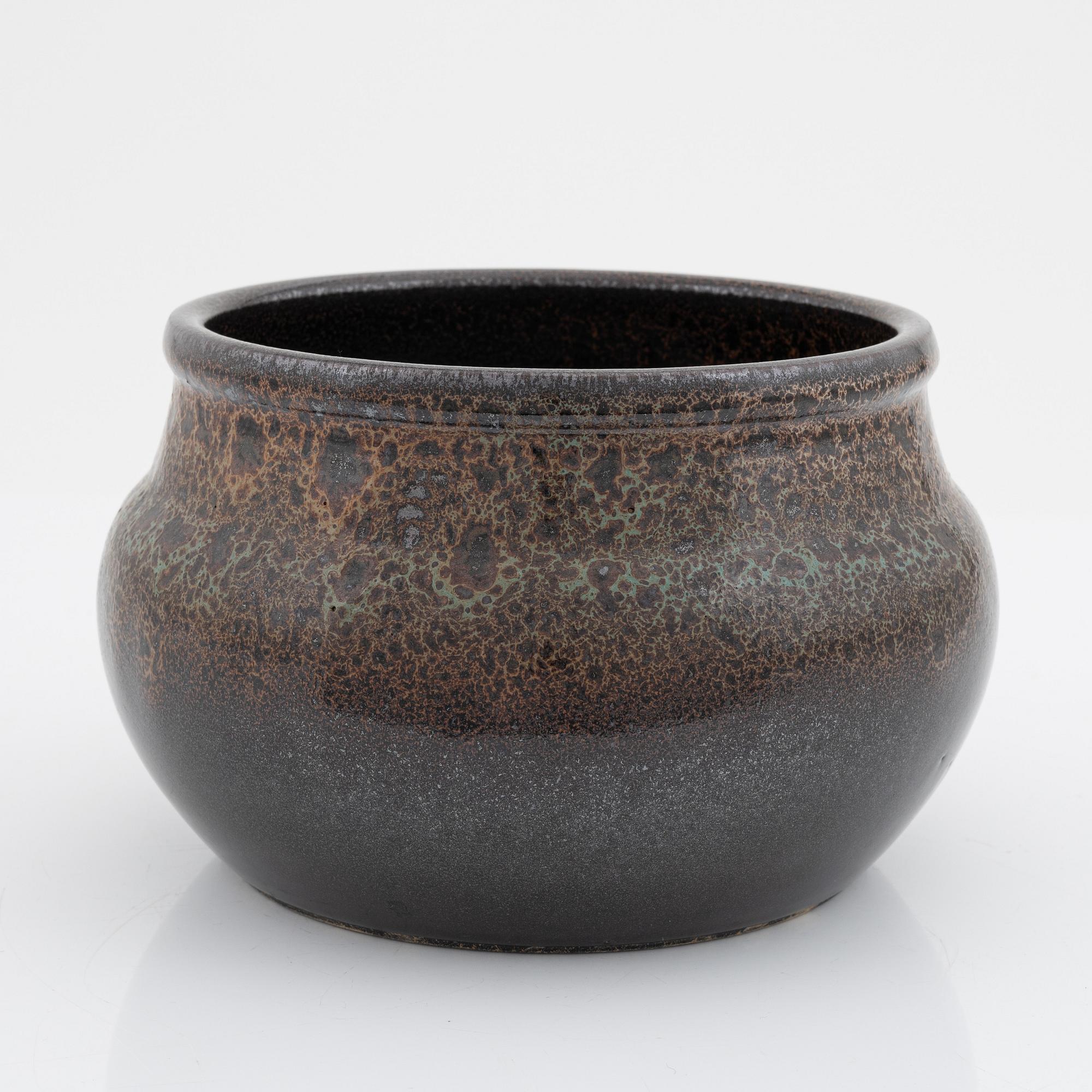 Yngve Blixt, skål, stengods, Höganäs, signerad.