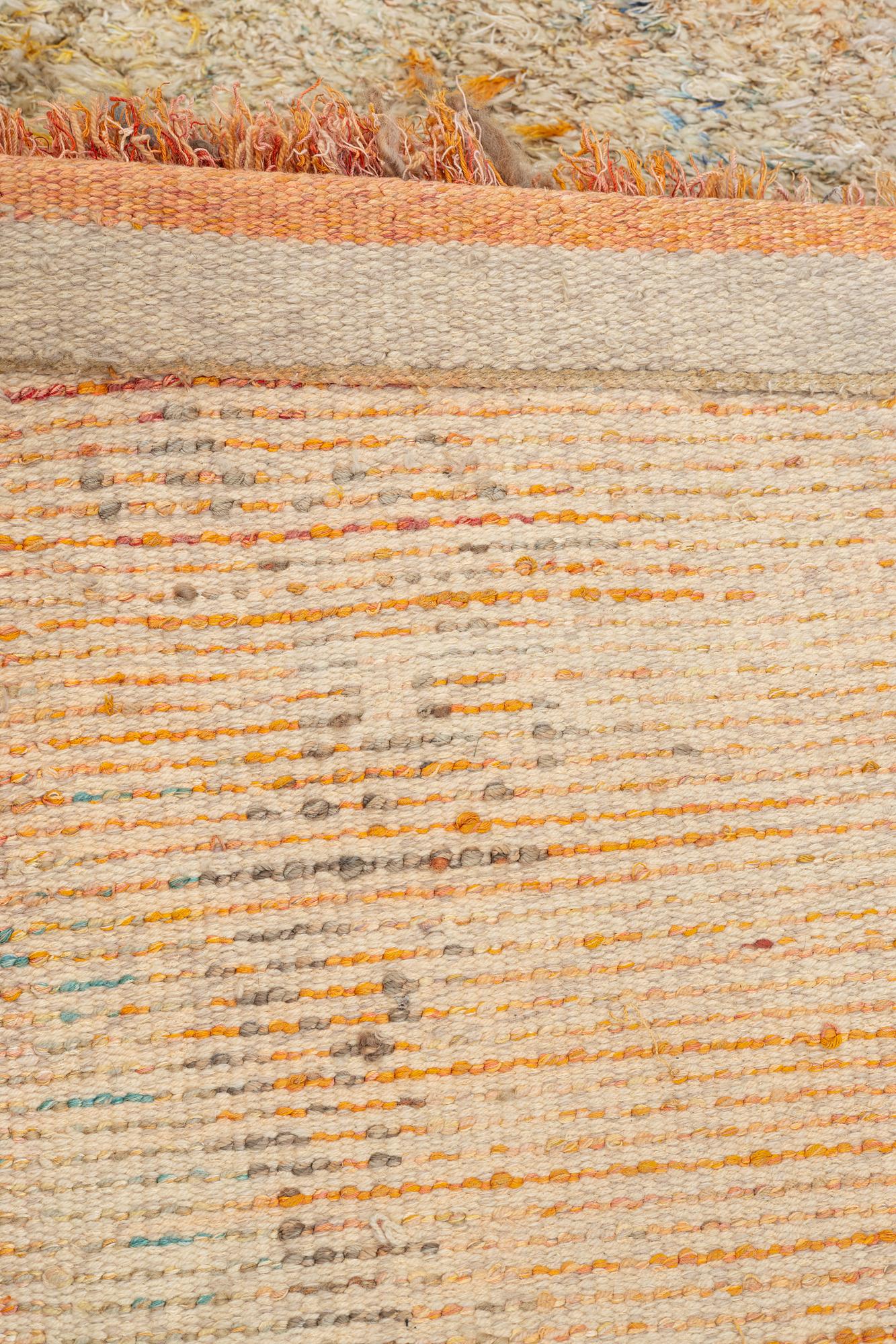 Woven tapestry, "Seidenwandt", rya variant, approx. 145 x 175 cm, Germany, signed B Bernhard.