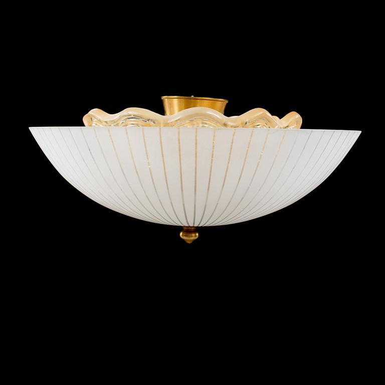 TAKLAMPA, omkring 1900-talets mitt, höjd ca 23 cm.