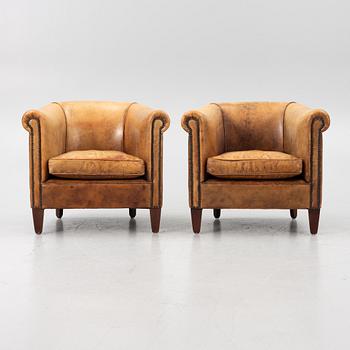 Clubfåtöljer, ett par, Bendic International, 1900-talets slut.