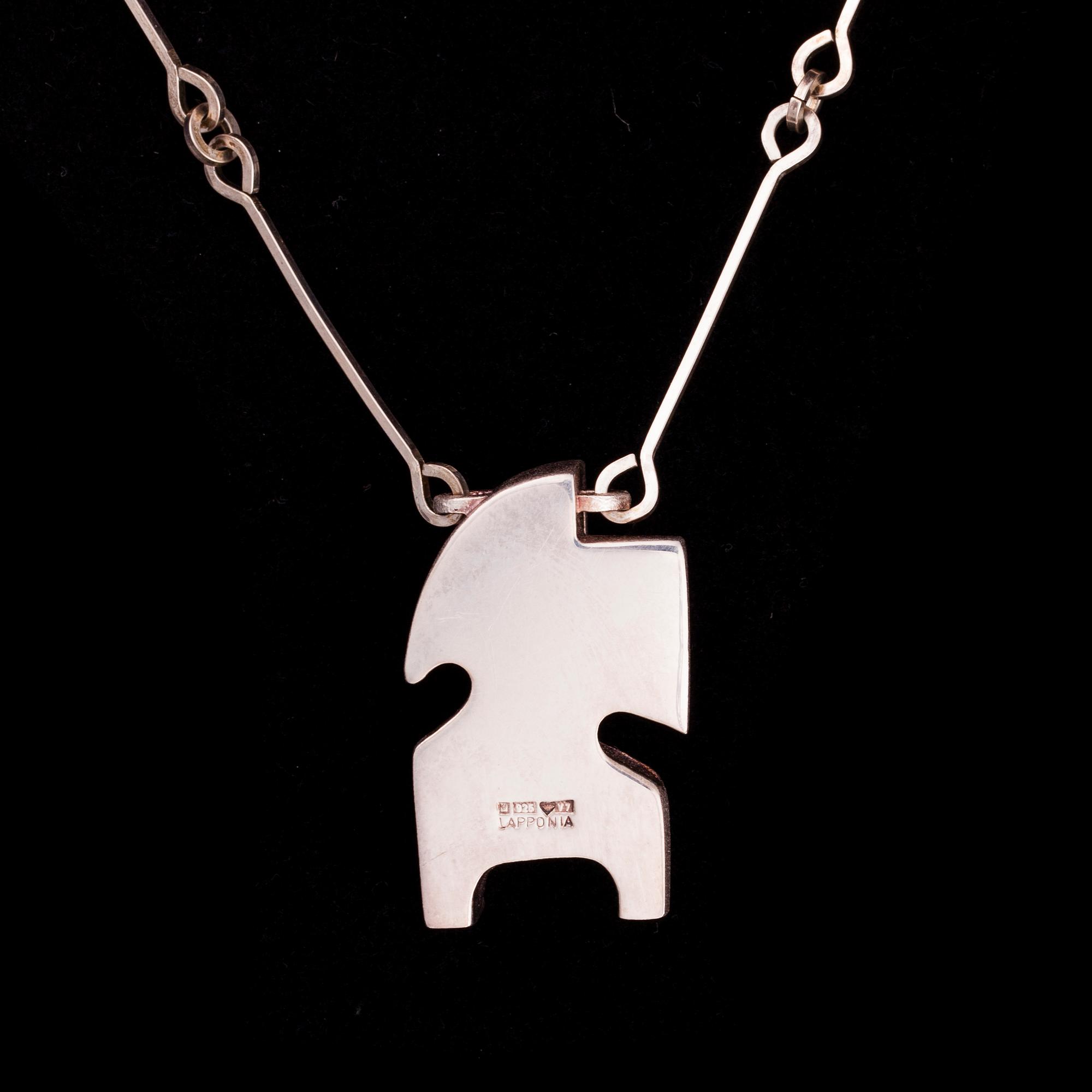 HÄNGSMYCKE, sterlingsilver, Lapponia, Björn Weckström, 1974. Vikt 28 g.