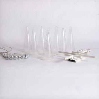 Achille & Pier Giacomo Castiglioni, a ceiling lamp, 'Fuchsia 8', Flos, Italy.