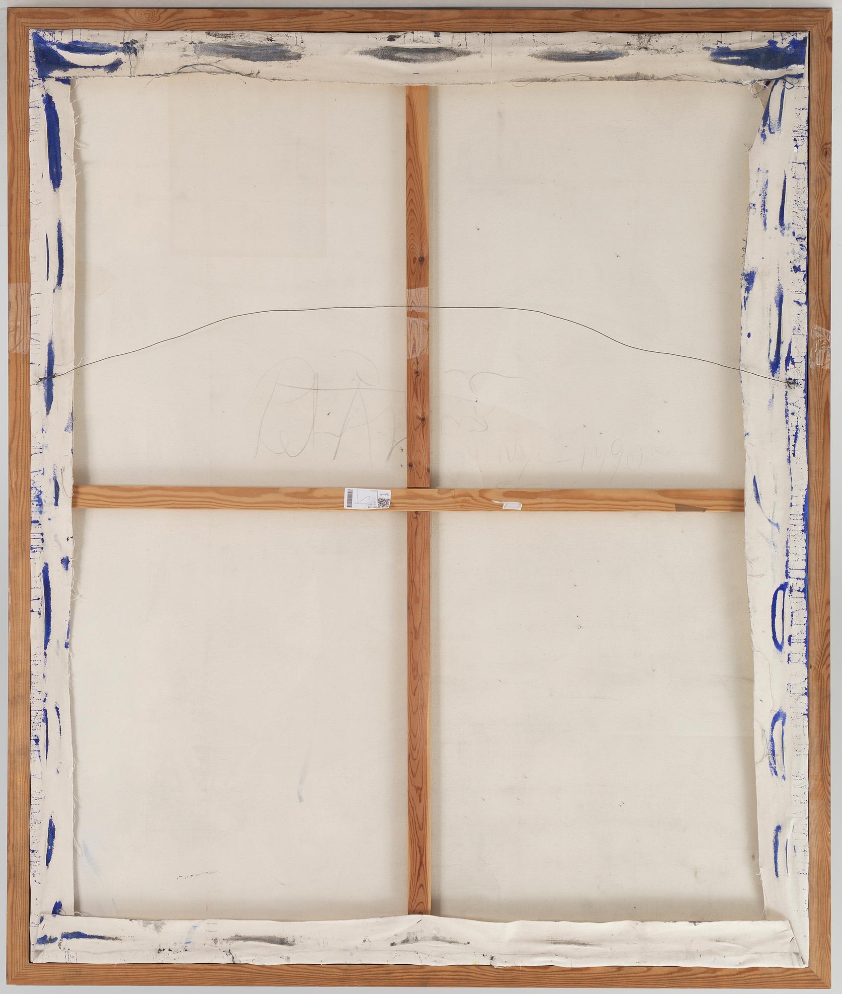 Peter Åström, oil on canvas, signed and dated 1990 verso.