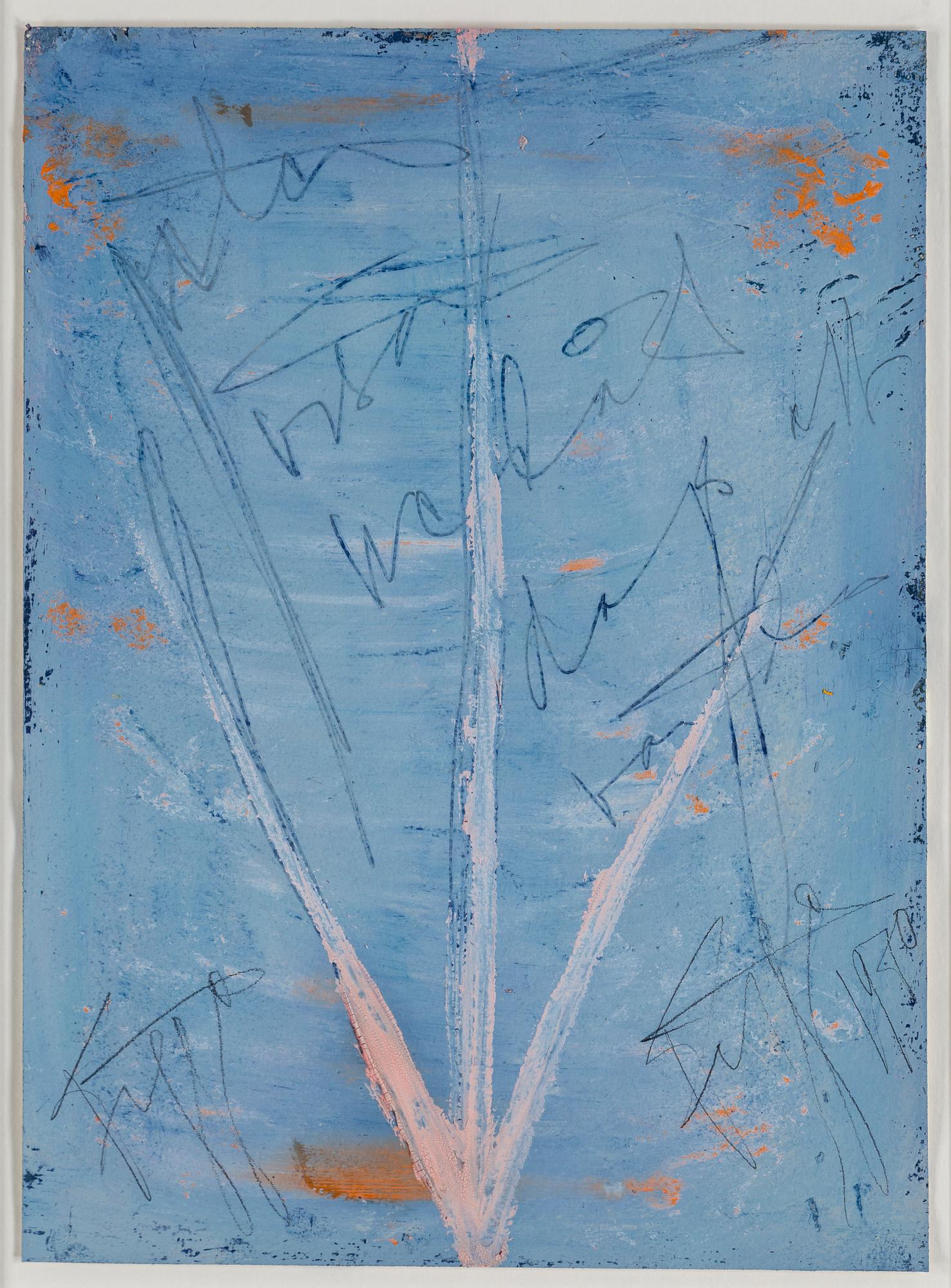 EDDIE FIGGE, gouache on paper, signed and dated 1970.
