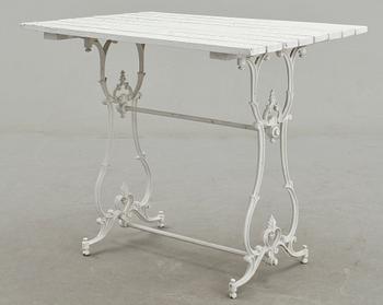 TRÄDGÅRDSBORD, 1800-talets slut.