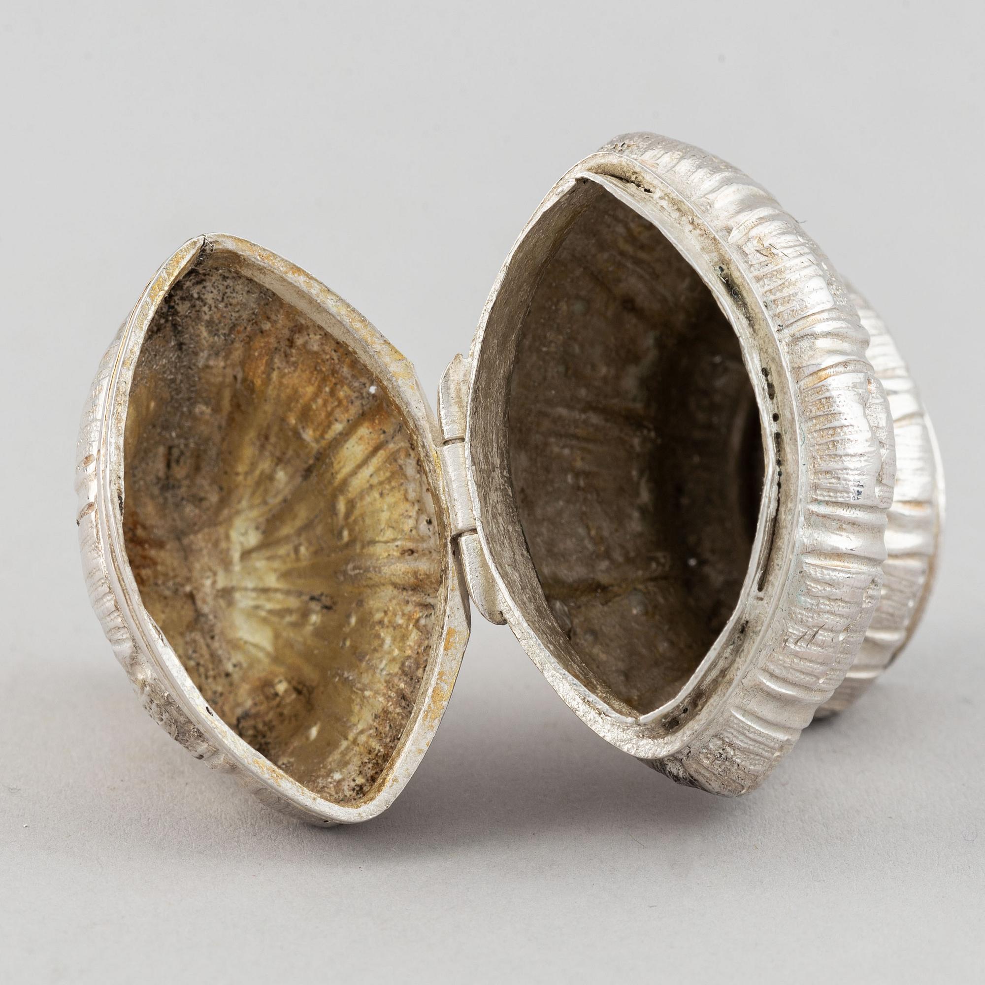 A danish silver box, Philip Gerhard Schenck,  Köpenhamn 1774-84.