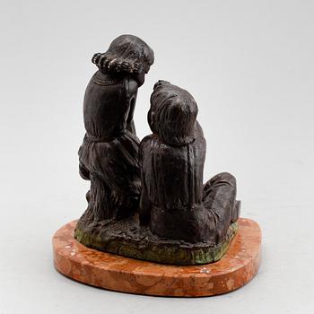 SKULPTUR, brons, signerad Manfred, 3/100.