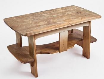 Carl Westman, a stained pine desk, Sweden, ca 1910.