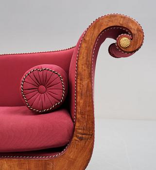 A Swedish Empire sofa, 1820-30's.