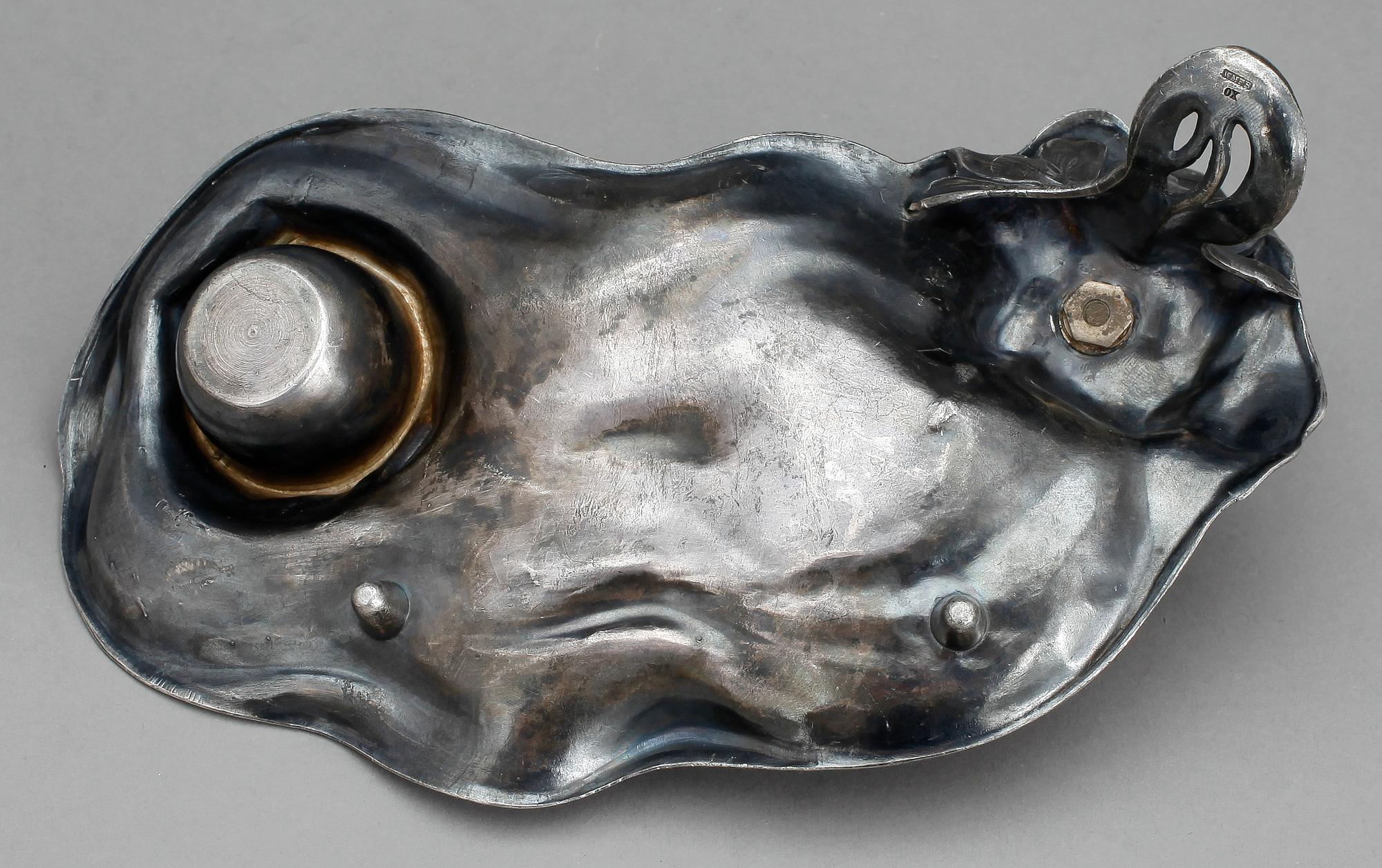 BLÄCKSTÄLL, nysilver, jugend, WMF, 1900-talets början.