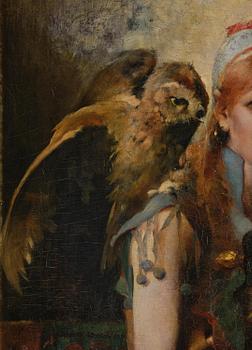 Carl Larsson, "Häxans dotter" ("The Witches daughter").