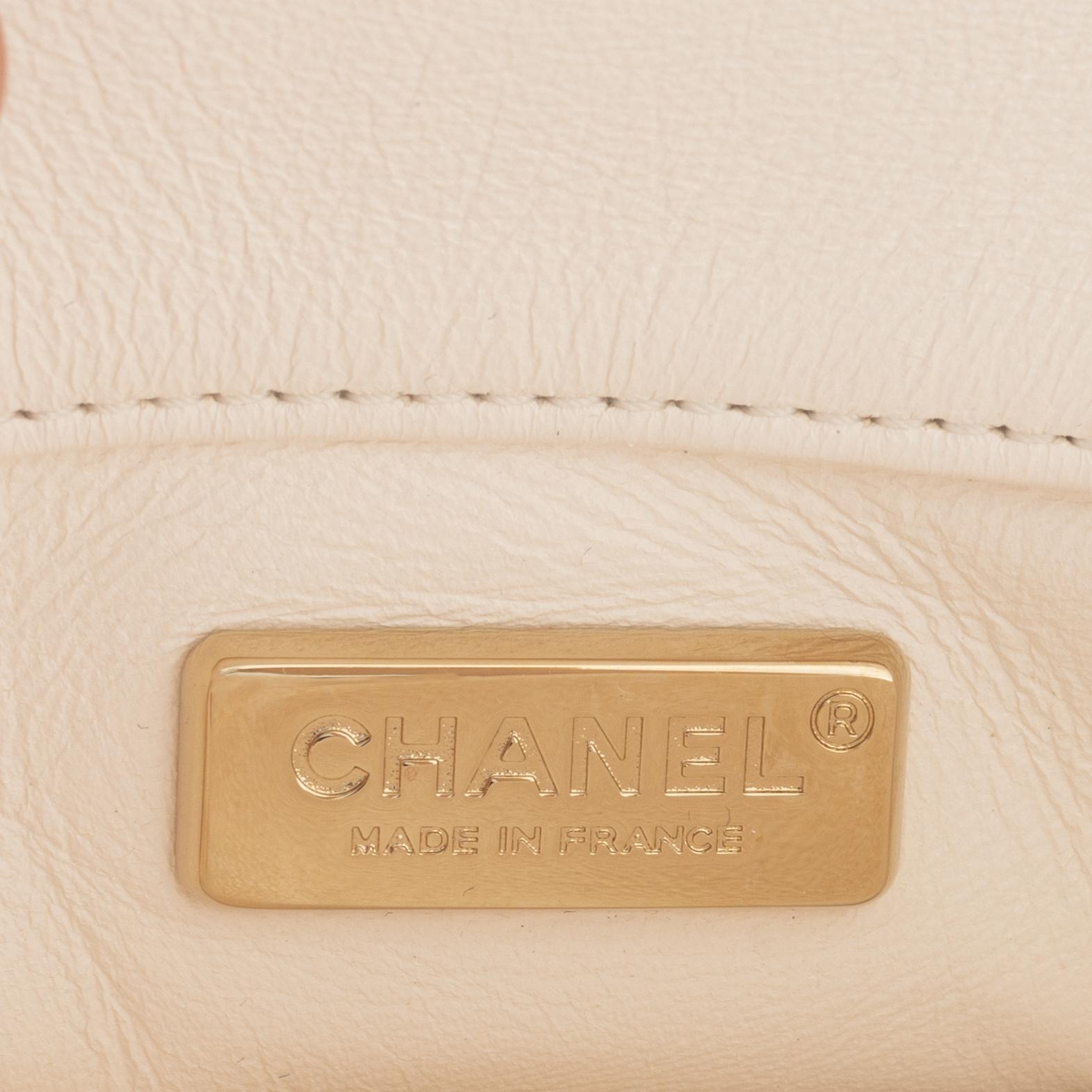 Chanel, "Metiers D'Art Paris Hamburg Shearling Sheepskin Top Handle Bag".
