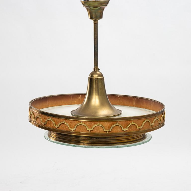 Taklampa, Einar Bäckströms Metallvarufabrik, Swedish Grace, 1920-30-tal.