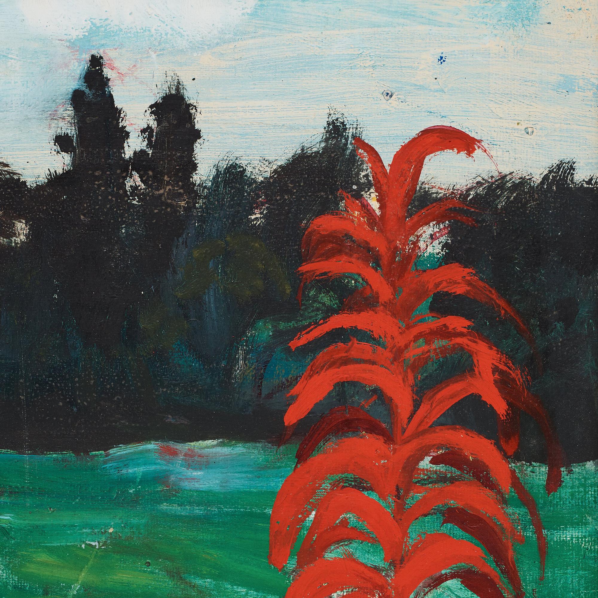 Olle Olsson-Hagalund, "Terrass i Bergianska".