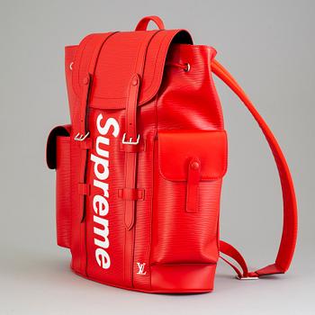 RYGGSÄCK, "Supreme", "Christopher", Louis Vuitton, 2017.