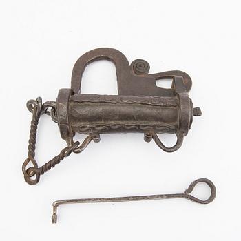 An 18th century lock.