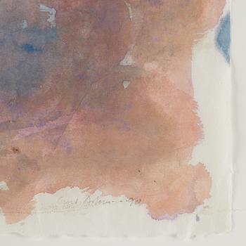 CURT ASKER, watercolor, signed and dated -90.